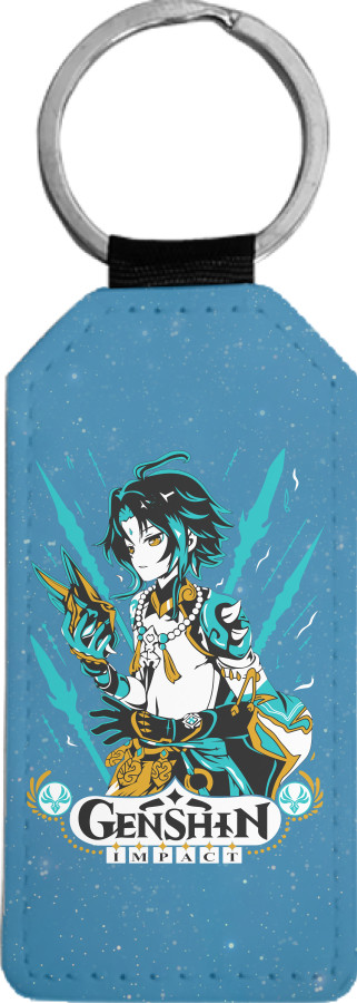 Rectangular Keychain - Xiao Genshin Impact - Mfest