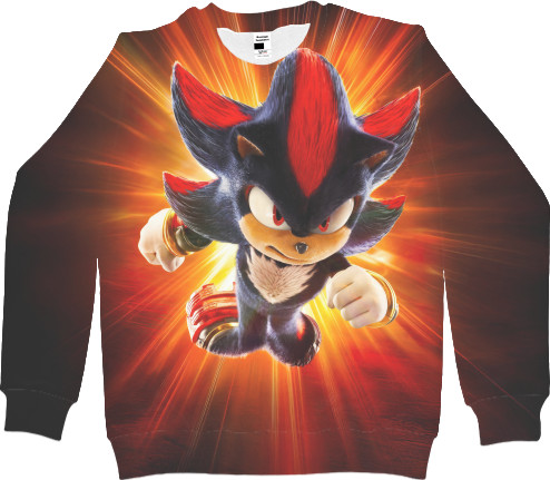 Kids' Sweatshirt 3D - Shadow Sonic the Hedgehog 3 - Mfest