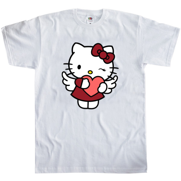 Men's T-Shirt Fruit of the loom - Kitty angel - Mfest