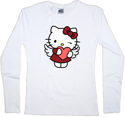 Women's Longsleeve Shirt - Kitty angel - Mfest