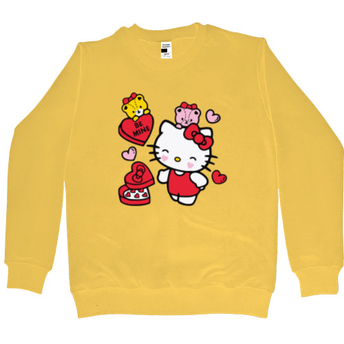 Men’s Premium Sweatshirt - Cutie Kitty - Mfest