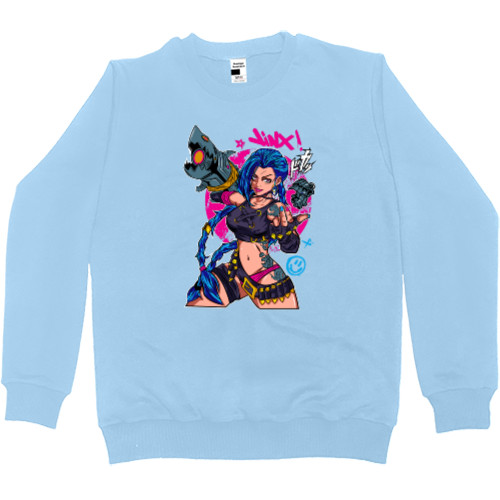 Men’s Premium Sweatshirt - Jinx in League of Legends - Mfest