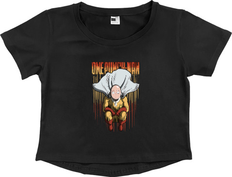 Women's Cropped Premium T-Shirt - One Punch Man 6 - Mfest