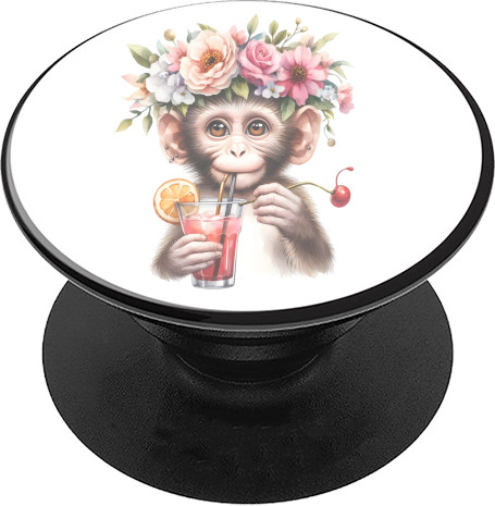 Monkey with a cocktail