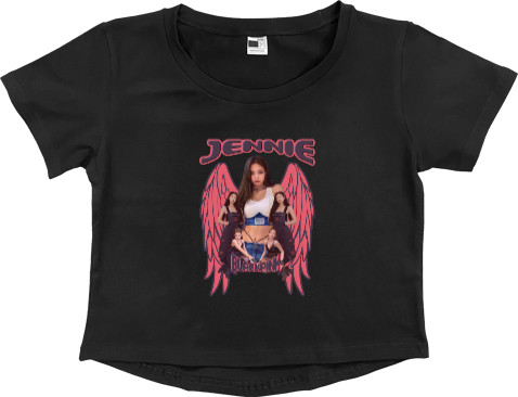 Women's Cropped Premium T-Shirt - Jennie - Mfest