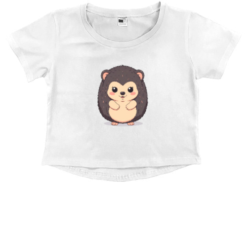 Kids' Premium Cropped T-Shirt - Милий їжачок - Mfest