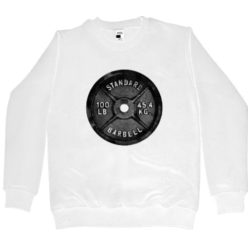 Men’s Premium Sweatshirt - Barbell Disk - Mfest