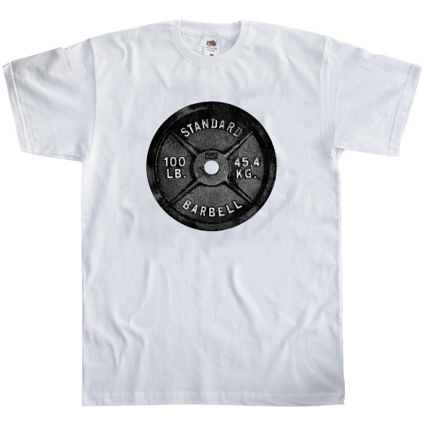 Kids' T-Shirt Fruit of the loom - Barbell Disk - Mfest