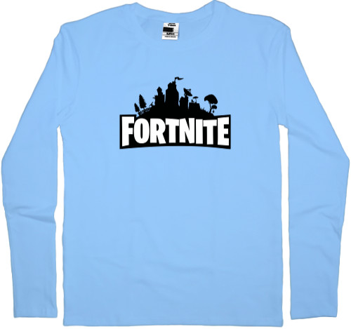 Men's Longsleeve Shirt - Fortnite logo - Mfest