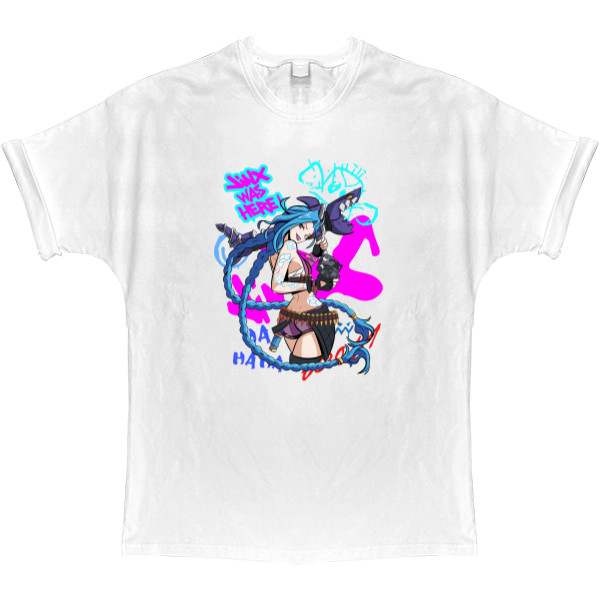 T-shirt Oversize - Jinx Arcane 5 - Mfest