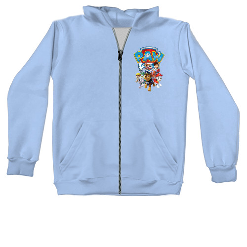 Unisex Zip-through Hoodie - Paw Patrol 1 - Mfest