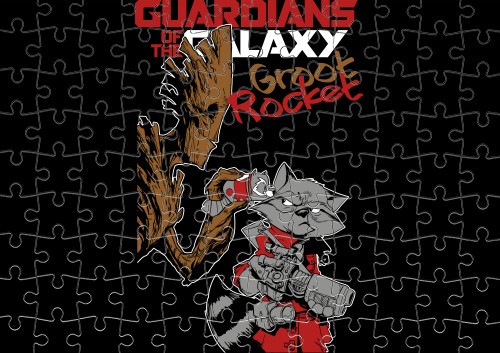 Puzzle - Rocket Raccoon and Groot - Mfest