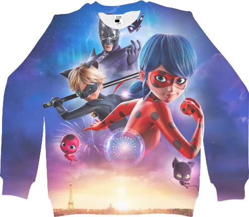 Men's Sweatshirt 3D - Lady Bug and Super Kit 3 - Mfest