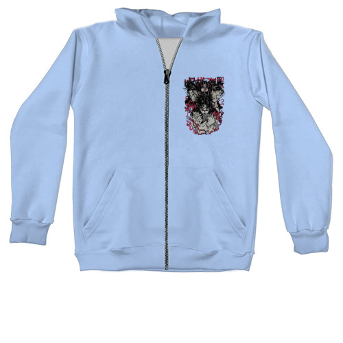 Kids' Zip-through Hoodie -  Choso Jujutsu Kaisen - Mfest