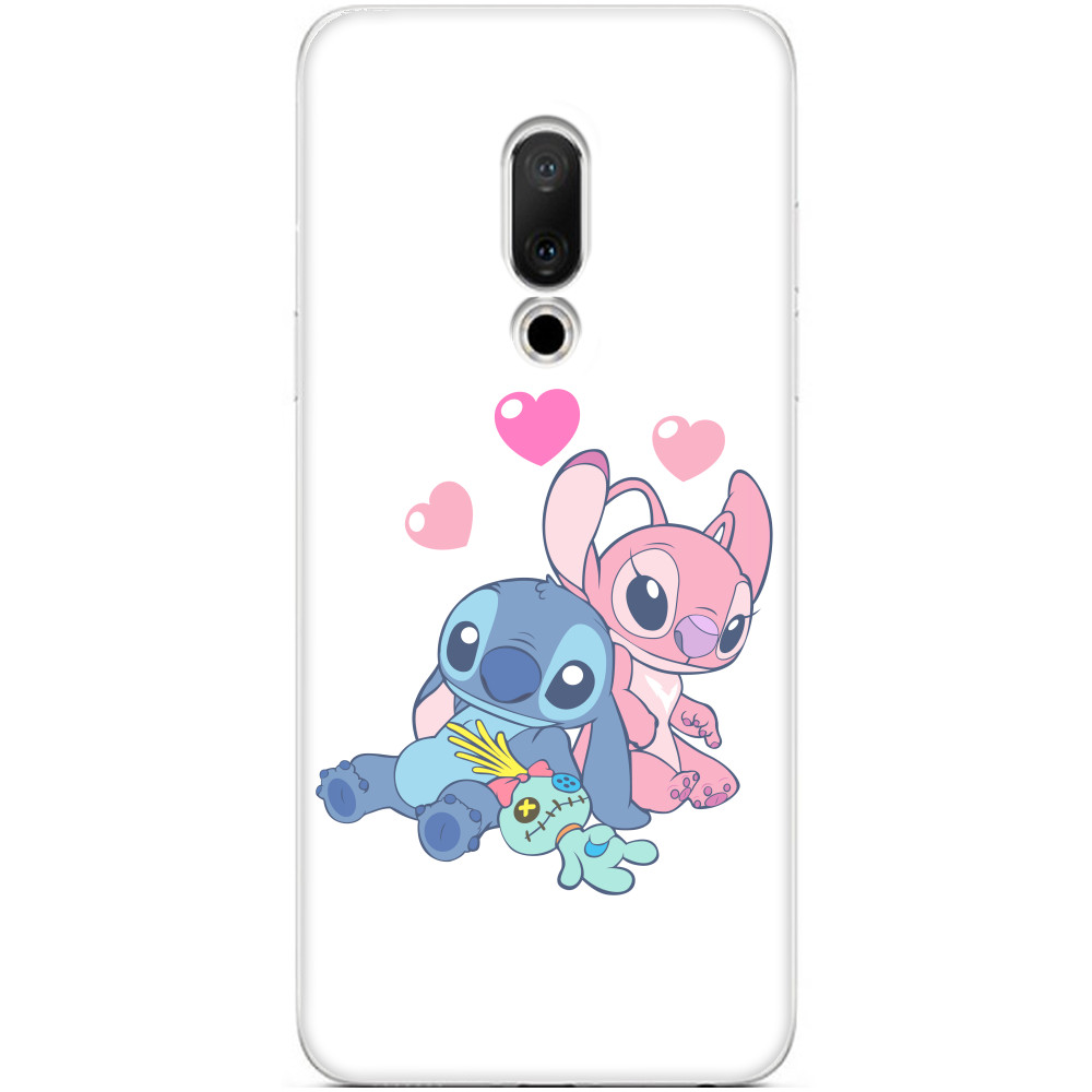 Чехол Meizu - Lilo and Stitch in love - Mfest