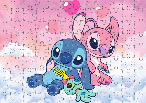 Lilo and Stitch in love