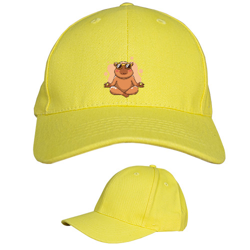 Kids' Baseball Cap 6-panel - Capybara meditation - Mfest