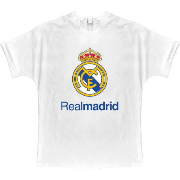 T-shirt Oversize - Real Madrid Logo - Mfest