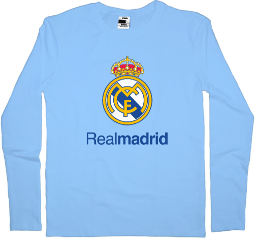 Men's Longsleeve Shirt - Real Madrid Logo - Mfest