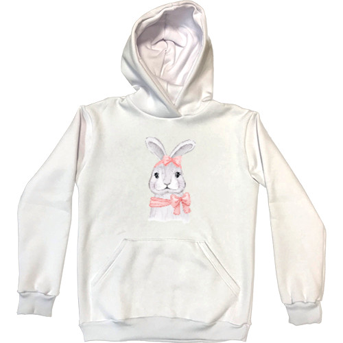 Kids' Premium Hoodie - Bunny with a bow - Mfest