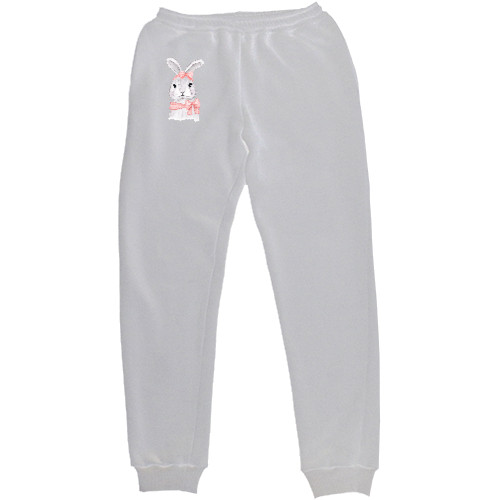 Women's Sweatpants - Bunny with a bow - Mfest