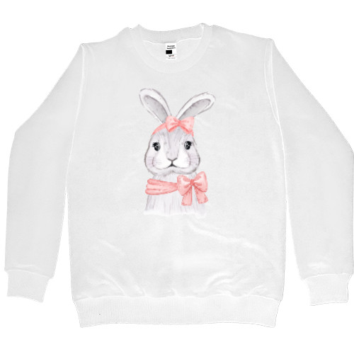 Men’s Premium Sweatshirt - Bunny with a bow - Mfest