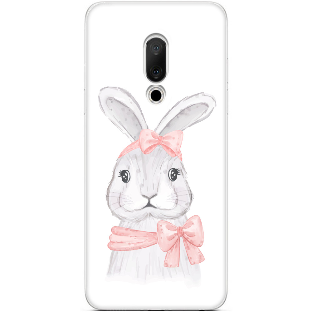 Чехол Meizu - Bunny with a bow - Mfest