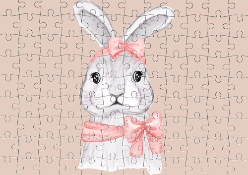 Puzzle - Bunny with a bow - Mfest