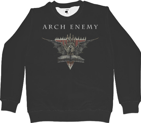 Men's Sweatshirt 3D - Arch Enemy logo 3 - Mfest