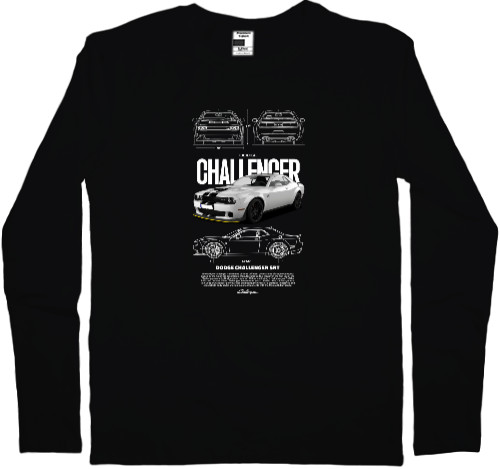 Kids' Longsleeve Shirt - Dodge Challenger - Mfest