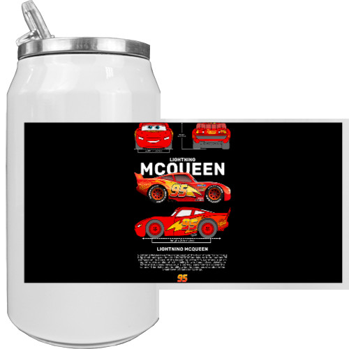 Aluminum Can - Cars Lightning McQueen - Mfest