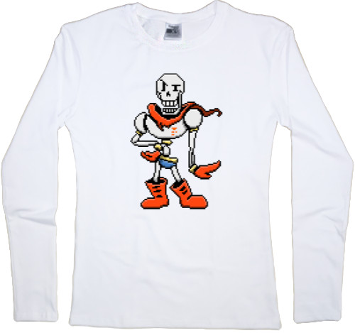 Women's Longsleeve Shirt - Papyrus Undertale - Mfest