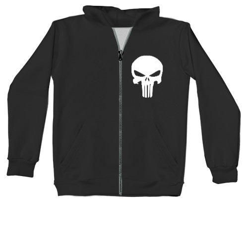 Kids' Zip-through Hoodie - Punisher 2 - Mfest