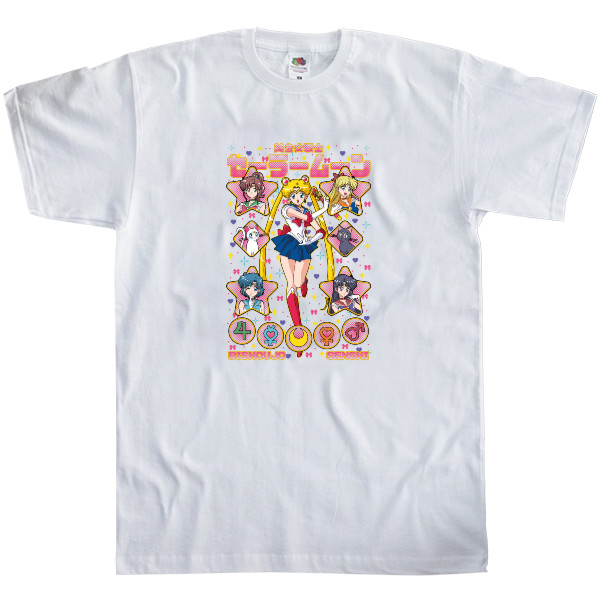 Kids' T-Shirt Fruit of the loom - Sailor Moon 10 - Mfest