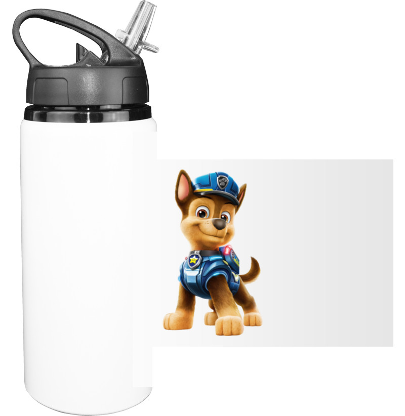 Sport Water Bottle - Chase PAW Patrol - Mfest