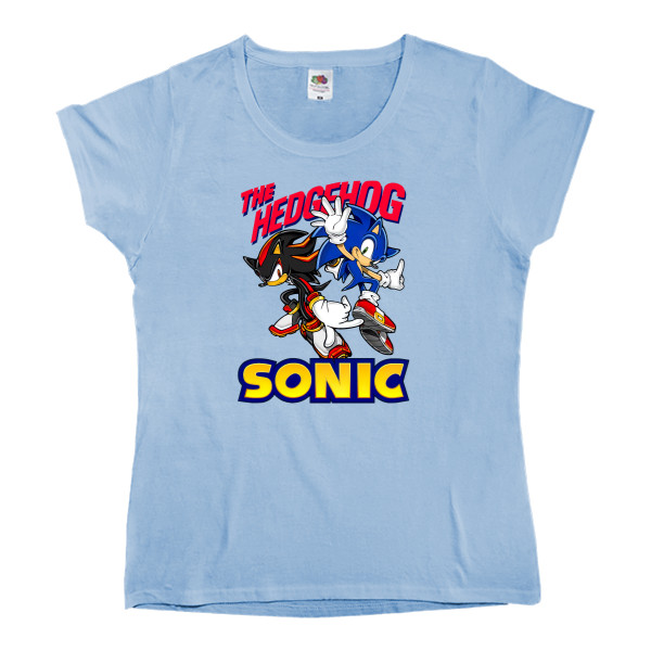 Women's T-shirt Fruit of the loom - Sonic The Hedgehog 1 - Mfest