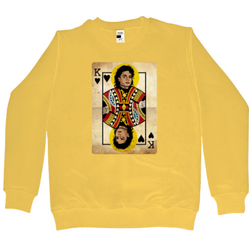 Men’s Premium Sweatshirt - Michael Jackson playing card - Mfest