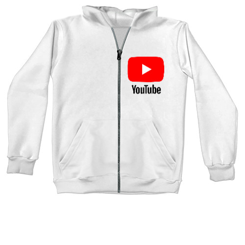 Kids' Zip-through Hoodie - Youtube 4 - Mfest