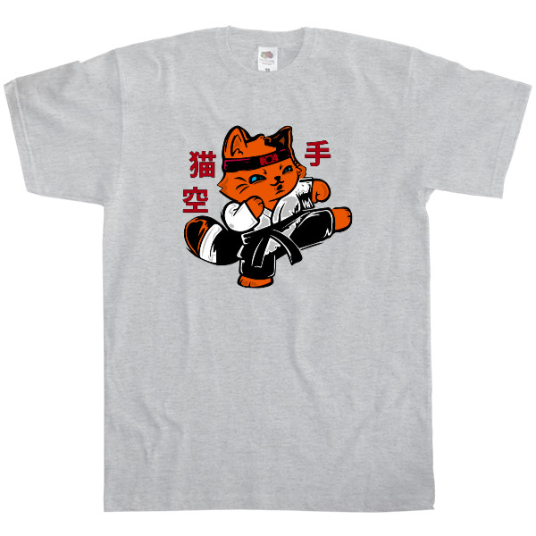 Kids' T-Shirt Fruit of the loom - Karate Cat - Mfest