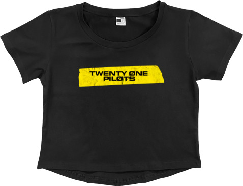 Women's Cropped Premium T-Shirt - Twenty One Pilots - Mfest