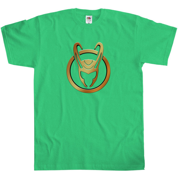 Men's T-Shirt Fruit of the loom - Loki Helmet - Mfest