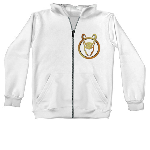 Kids' Zip-through Hoodie - Loki Helmet - Mfest