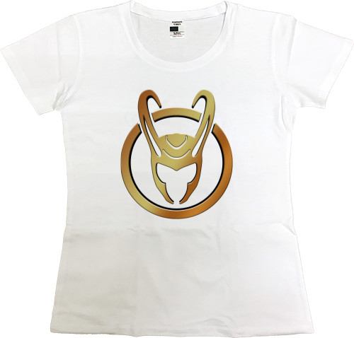 Women's Premium T-Shirt - Loki Helmet - Mfest