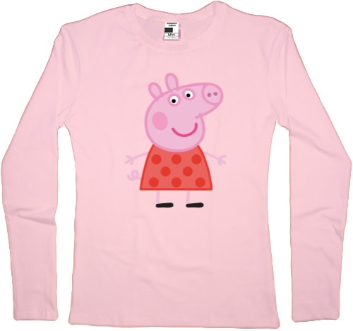 Women's Longsleeve Shirt - Peppa Pig Cutie - Mfest