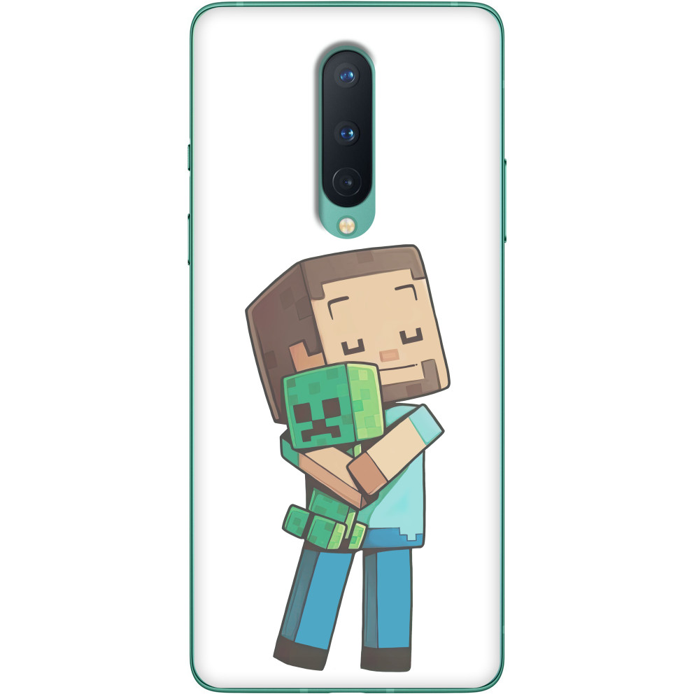Чехол OnePlus - Герои из Майнкрафта - Mfest