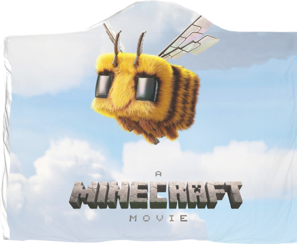 Плед с капюшоном 3D - Minecraft Movie - Mfest