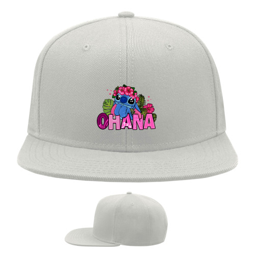 Кепка Снепбек -  Stitch ohana - Mfest