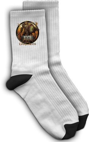 Носки - DOOM The Dark Ages 4 - Mfest Носки - DOOM The Dark Ages 4 - Mfest