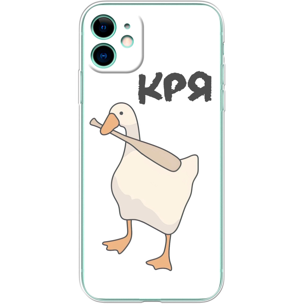 Чехол iPhone - Злой гусь - Mfest