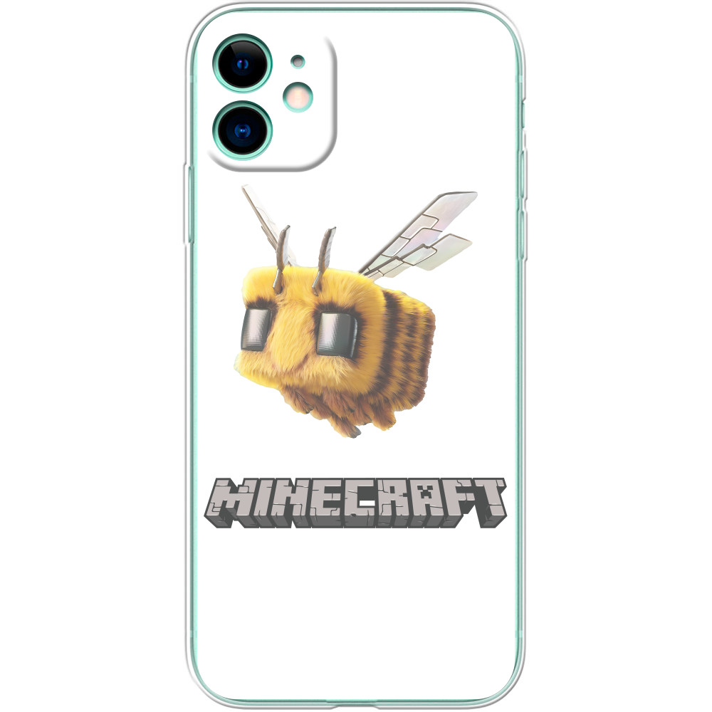 Чехол iPhone - Пчела майнкрафт - Mfest